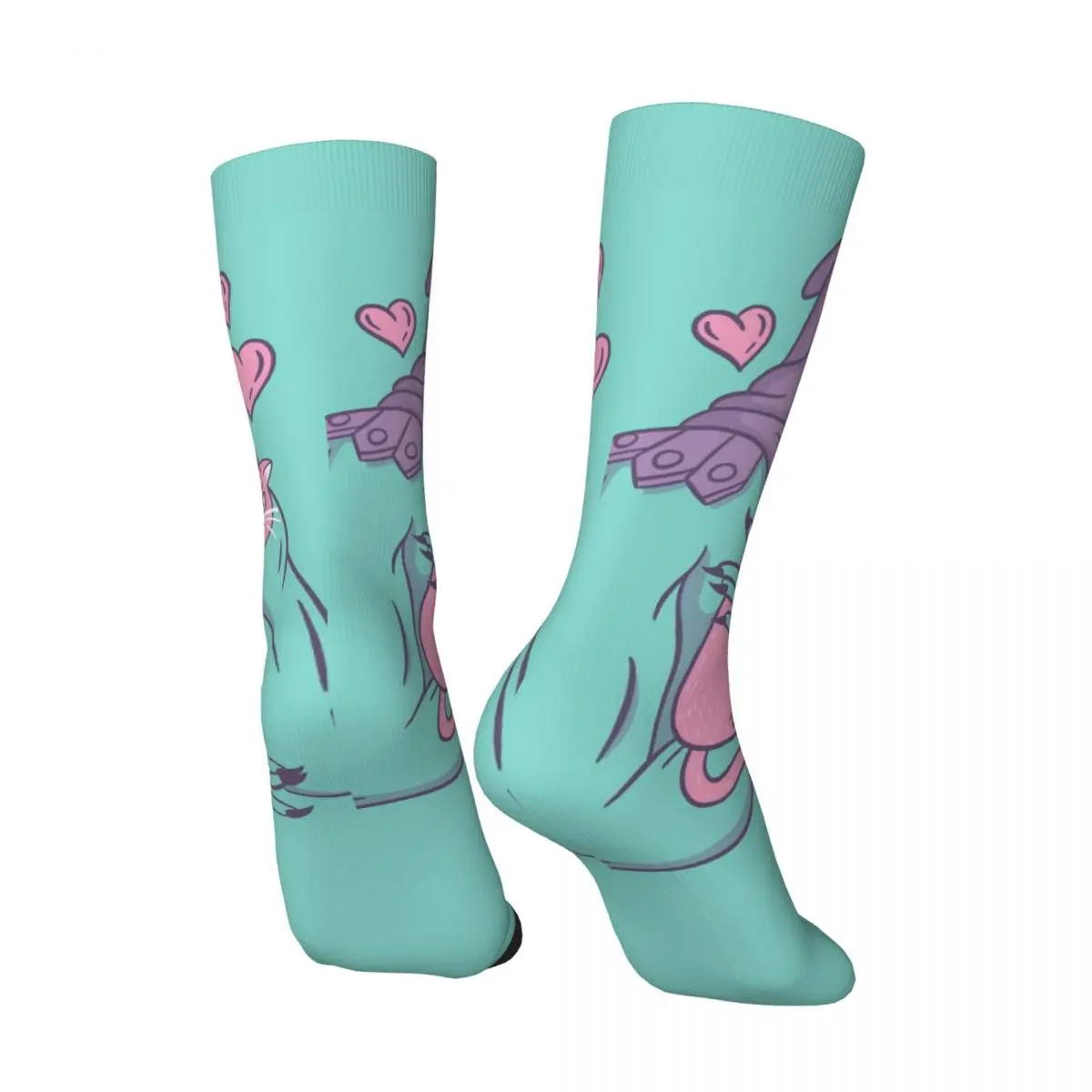 Funny Happy compression Socks Skeletor's Cat Retro He-Man and the Masters of the Universe Battle Cat Anime Casual Crazy Sock