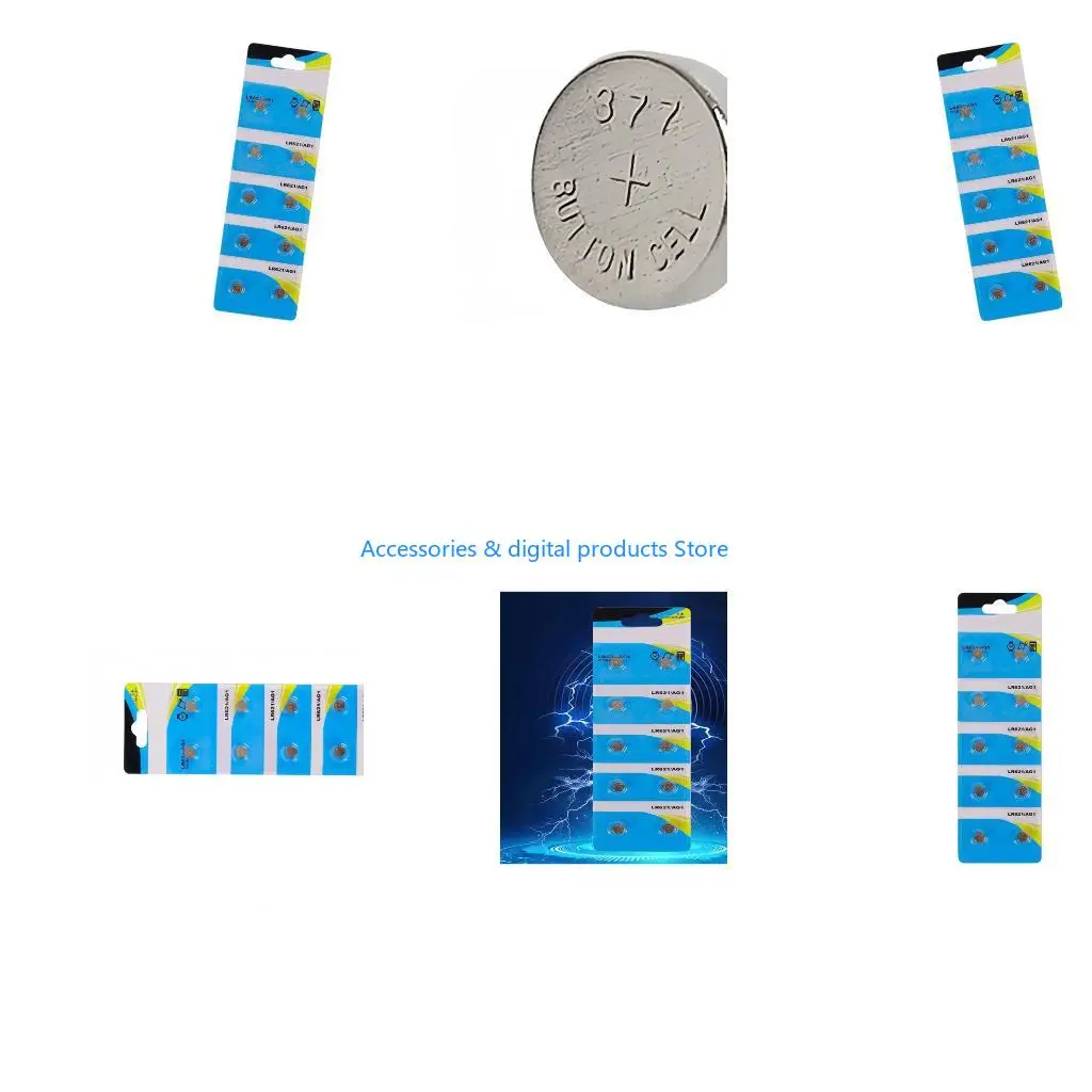 77JD AG1 LR621 Button Coin Batteries Metal Construction Compact Battery