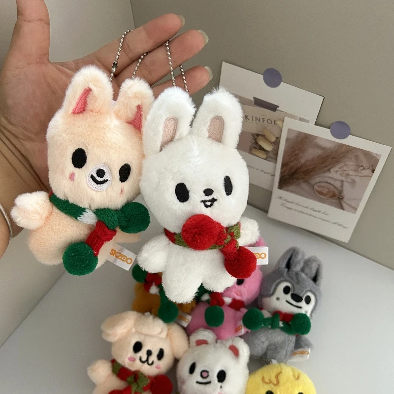 20cm SKZOO plush toy keychain cute Stray Kids keychain backpack pendant fan STAY toy pendant room decoration children's gift