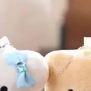 Kawaii Hello Kitty 15Cm Dress Long Legs Kt Plush Pendant Anime Sanrio Girl's Heart Cute Plush Keychain Girls Gifts