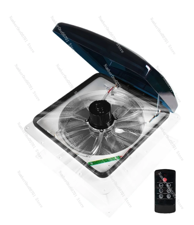 

RV Exhaust Fan 12V Motor Caravan Trailer Manual Ventilator Rainproof Insect-Proof Waterproof