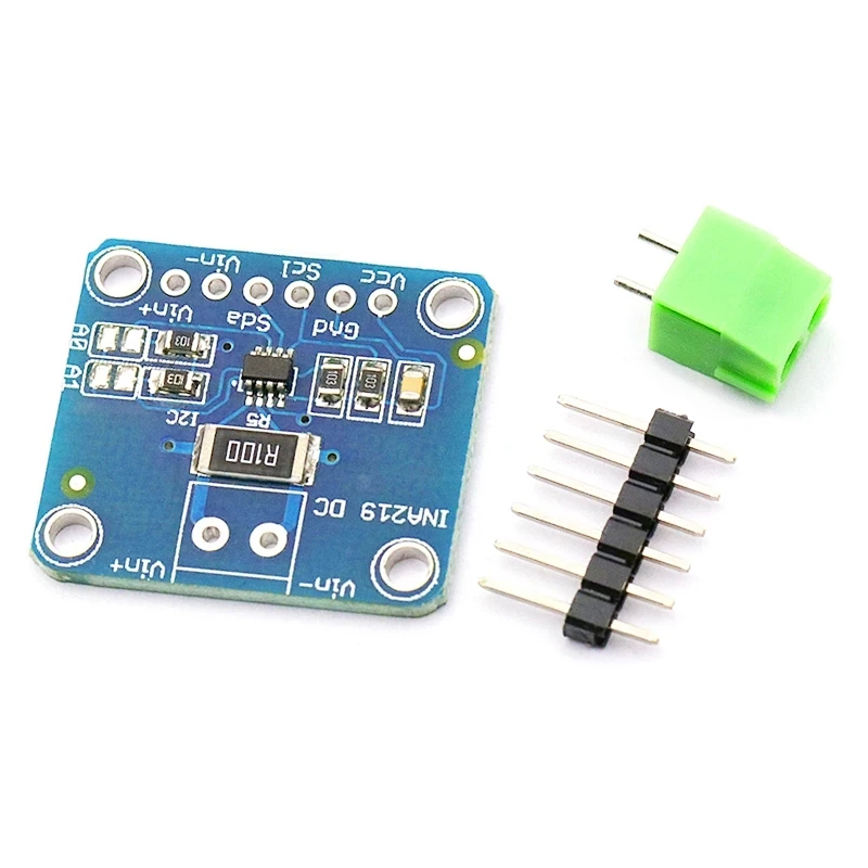 Stlxy INA219 Bi-directional DC Current Power Supply Sensor SOT23 Breakout Module DIY 3V-5V IIC I2C Power Monitoring Sensor Modul
