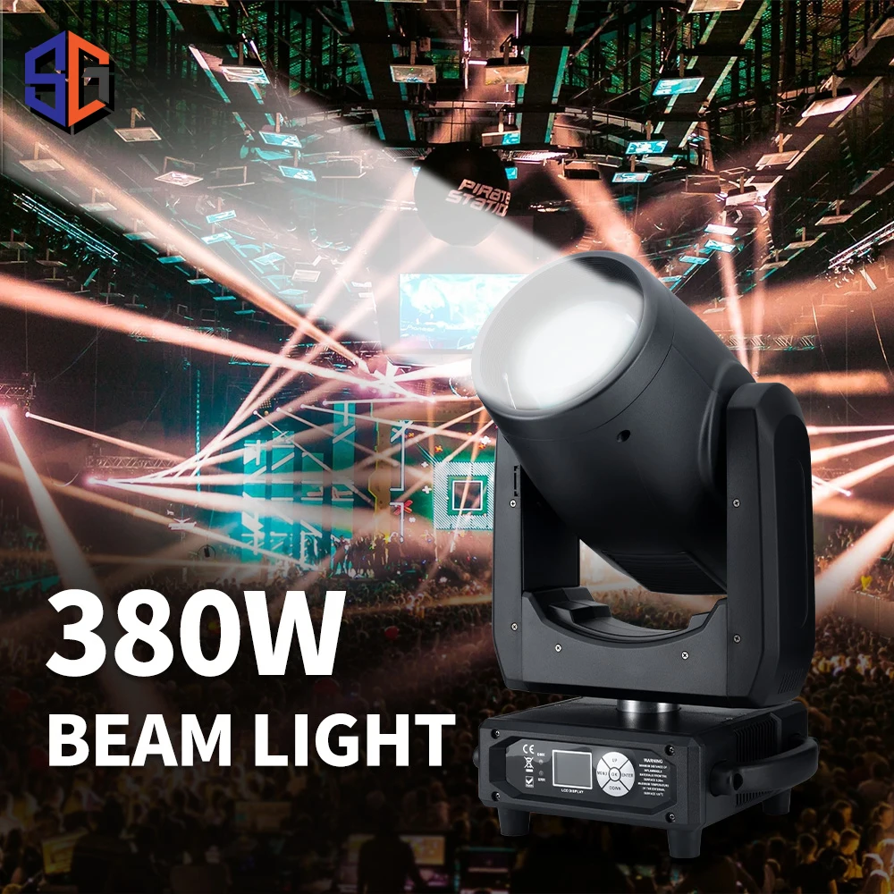 

LED 380W 20R Beam Moving Head Light 8+16+24 Prism Sharpy Beam lyre Lamp DMX512 Connect Stage Lighting Dj Disco Concert Club KTV