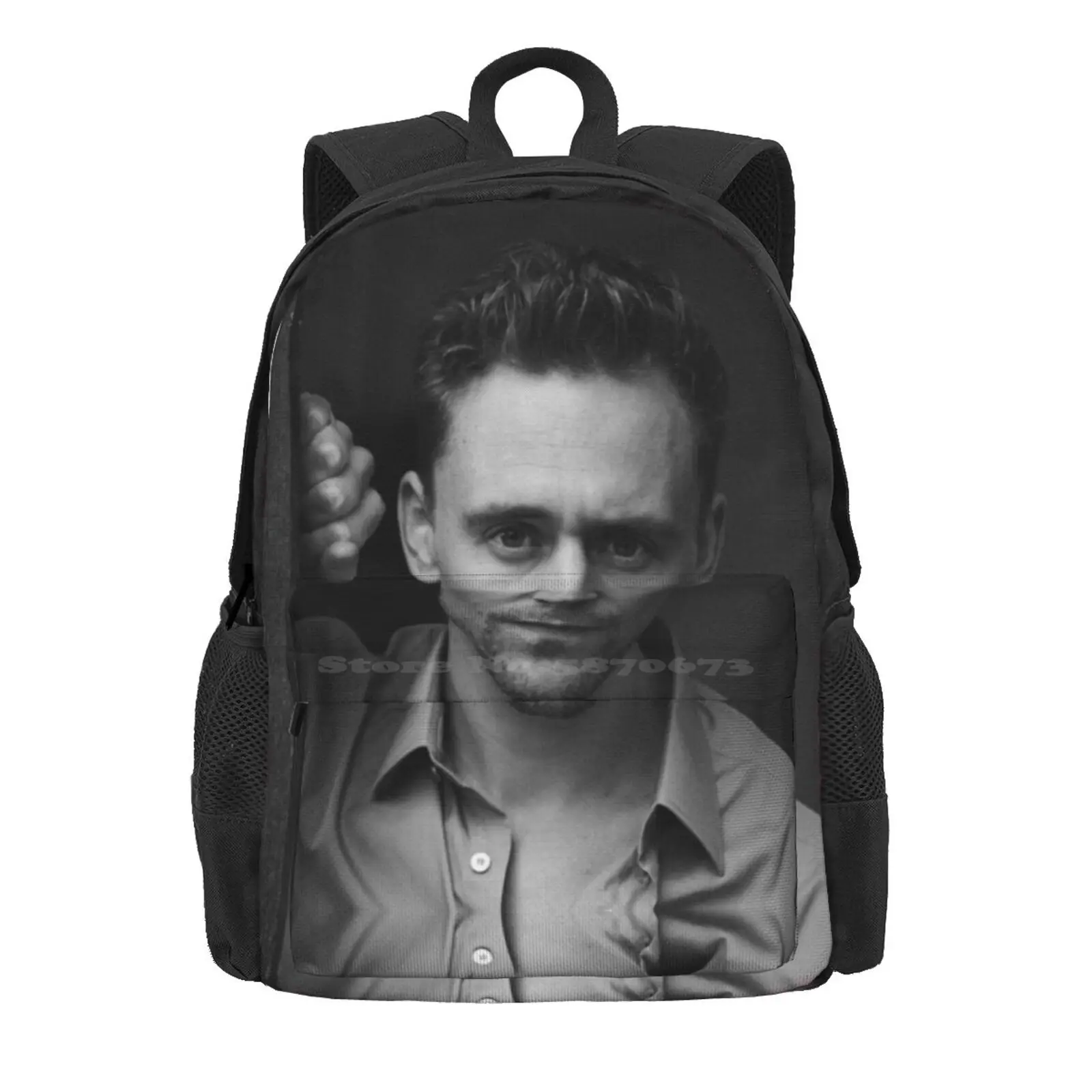 Tom Hiddleston Hot Sale Schoolbag Backpack Fashion Bags Tom Hiddleston Actor Male Style British