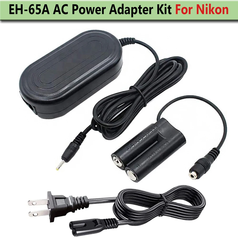 Gonine EH-65A AC Power Adapter DC Coupler Charger Kit Replacement for Nikon COOLPIX L2 L3 L28 L610 L22 L26 L24  Digital Camera