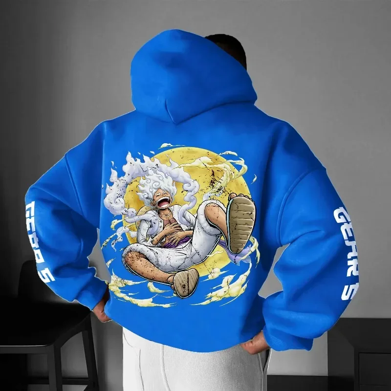 قطعة واحدة الاتجاه انفجار الرسوم المتحركة هوديي القطن الخالص الاتجاه غير الرسمي الرياضة تنوعا الخريف والشتاء الرجال والنساء هوديس