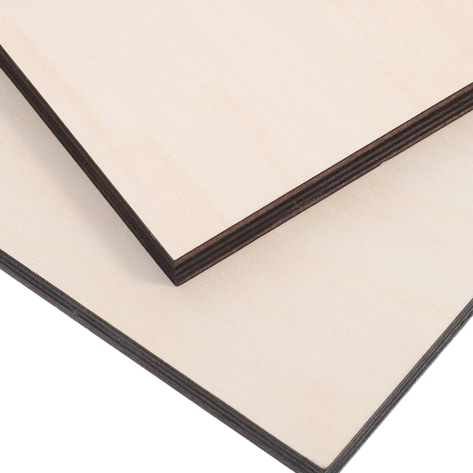 2Pcs Wooden Canvas Panels Unfinished Linden Paintable DIY Art Boards 12x8.7 Paint Pouring Craft Sketching Studio Painting