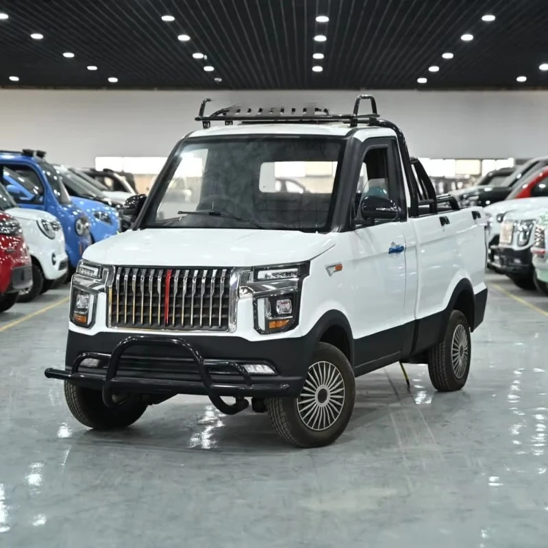 High-quality adult new energy electric vehicle small four-wheel two-seat electric pickup