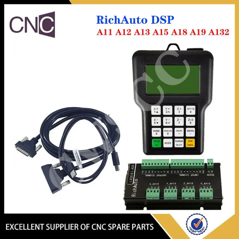 

3/4 axis motion system RichAuto DSP handheld controller A11 A12 A15 A18 A19 A132 engraving, milling, turning and grinding