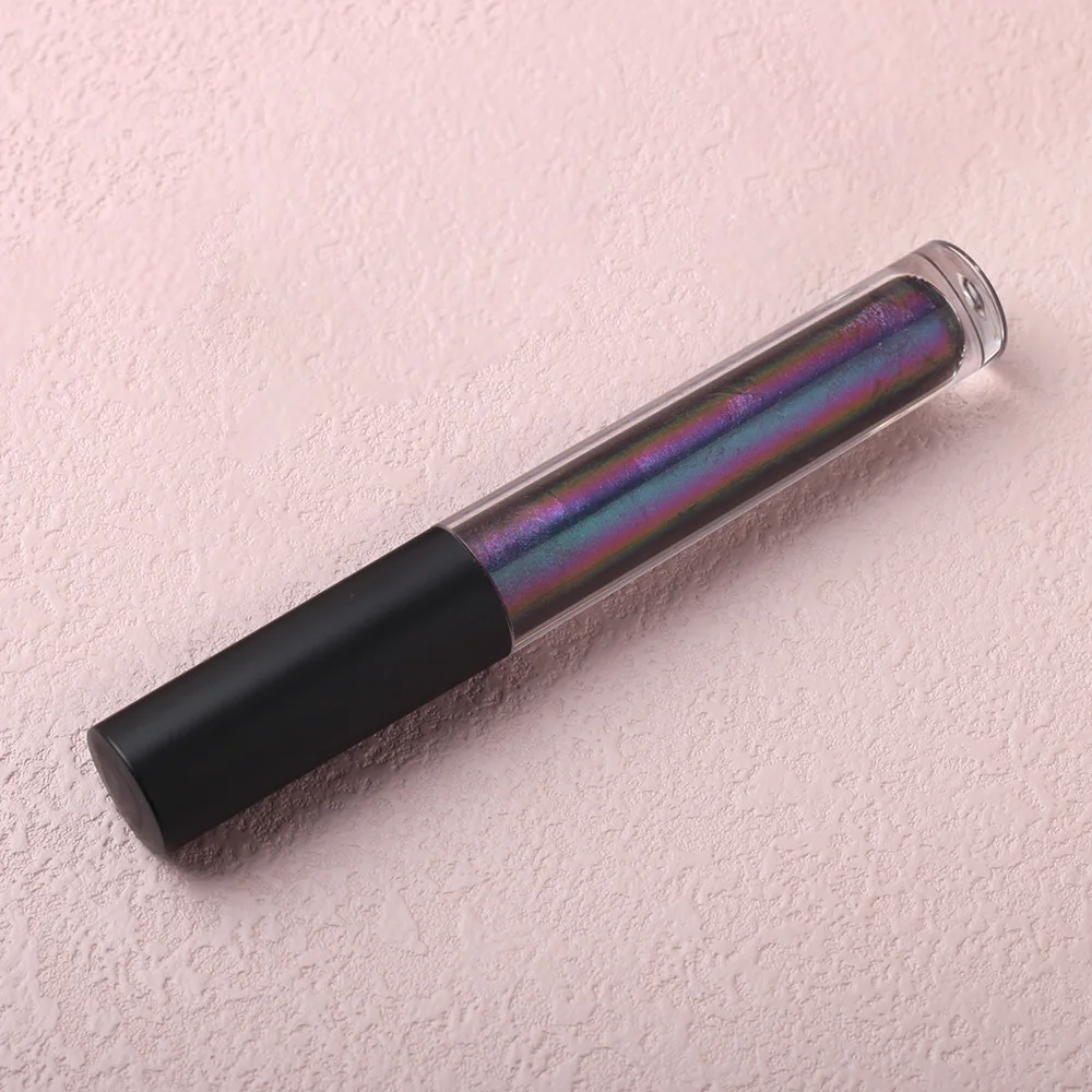 Zonder Logo Laser Holografische Lipgloss Vloeibare Lippenstift Zeemeermin Pigment Lipgloss Waterdichte Duochrome Kleur Chaning Lip Make-Up