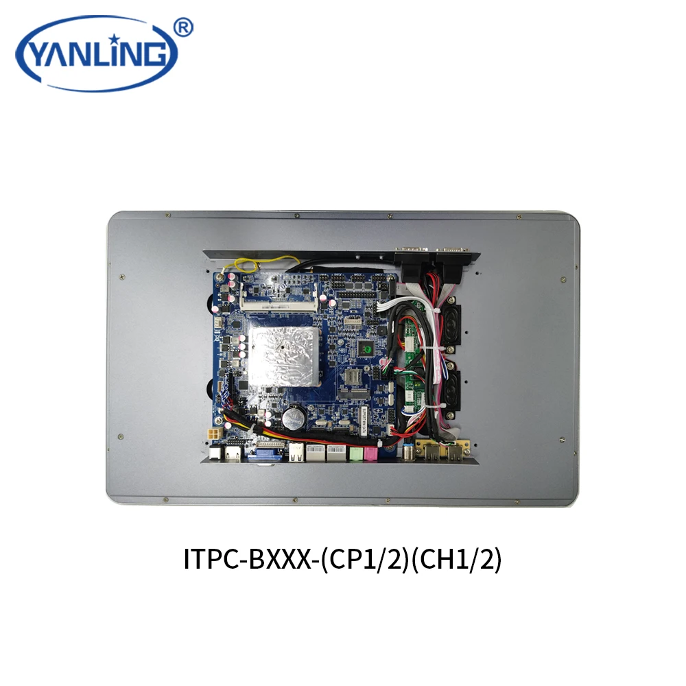 Stock 15 Inch Industrial Panel PC With Favorable Capacitive Screen And Fan I3/I5/I7 Processor