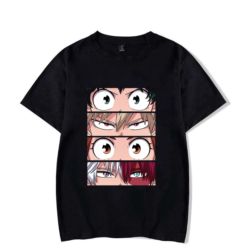 New Deku Bakugou Katsuki Todoroki Shoto Print t-shirt donna uomo estate Casual manica corta girocollo top t-shirt moda