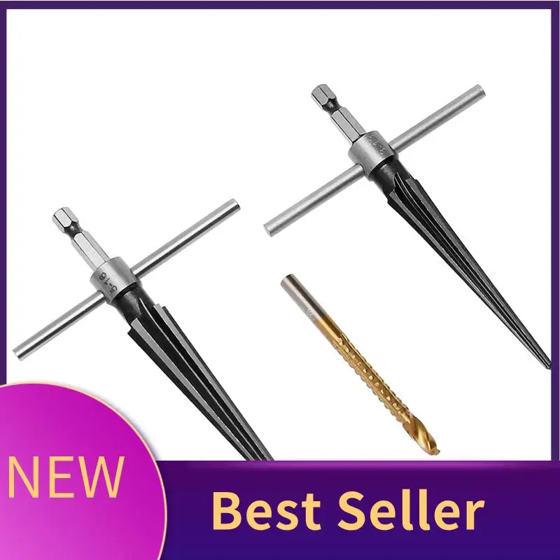 

Ручной инструмент для развертки, набор конических разверток, 3-13 мм (1/8 дюйма-1/2 дюйма) и 5–16 мм (1⁄2 дюйма-5/8 дюйма), конические развертки с мостовым отверстием, простые в использовании