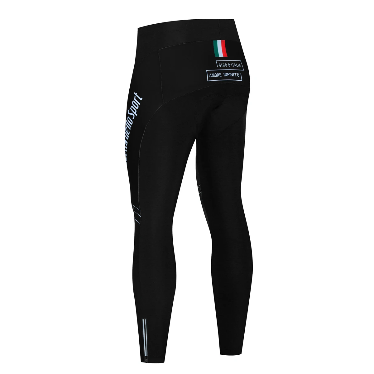 Italian Bicycle Seat Cushion Cycling Pants Summer&Autumn Quick Dry Grey Gel Pad Bike Bib Pants High End Breathable Long Tights