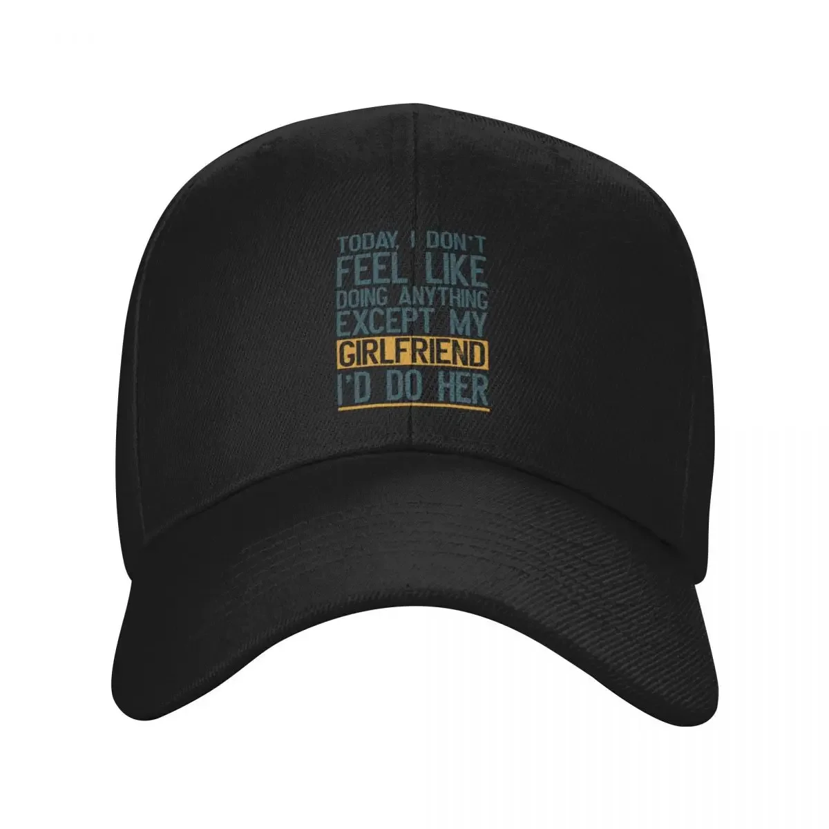 Boyfriend Funny Quote - Funny Boyfriend Baseball Cap summer hat New Hat Hat Beach New In Elegant Women's Hats Men's