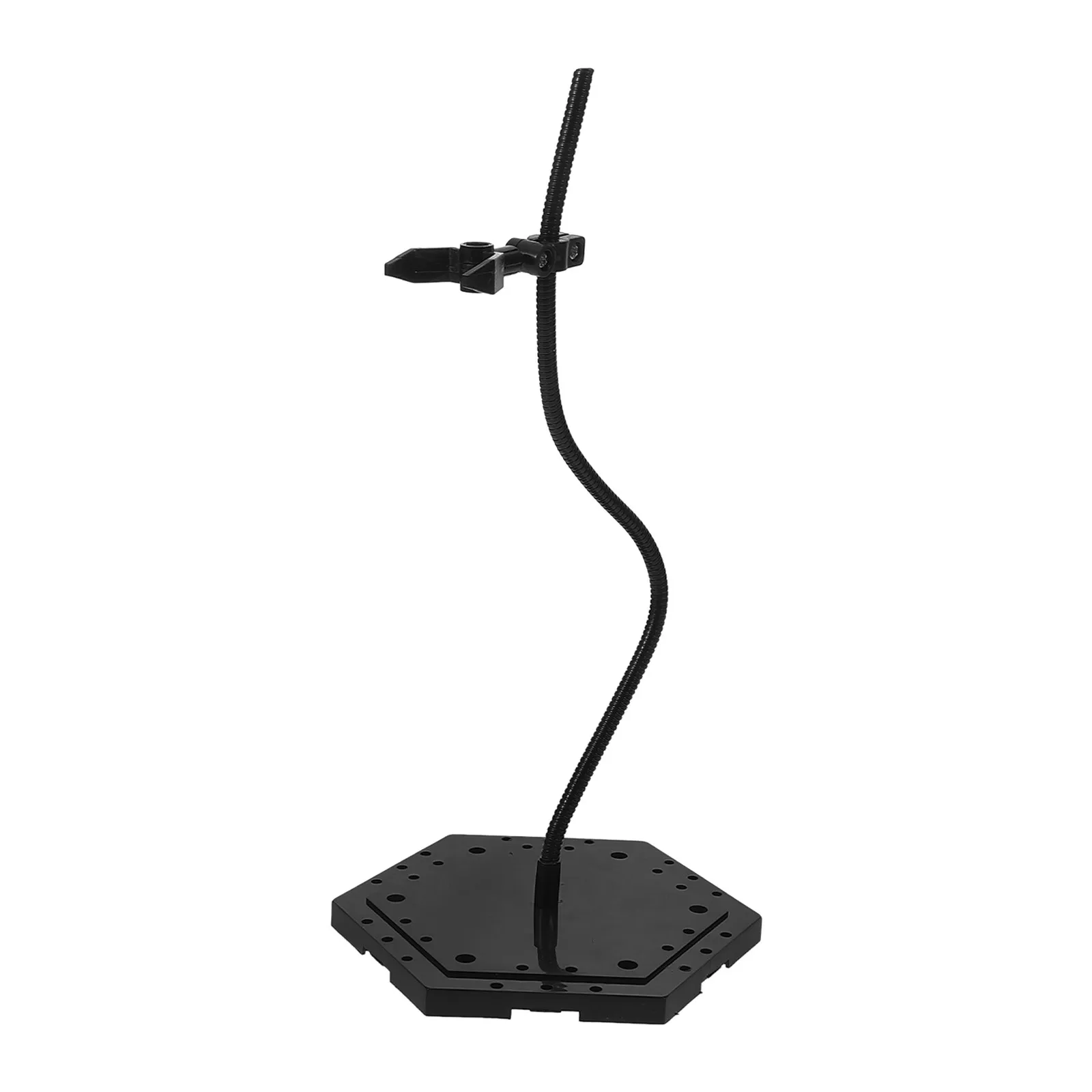 

Action Figure Stand Adjustable Display Holder Stable ABS Iron Construction Desktop Display Shelf Support Base for Collectibles