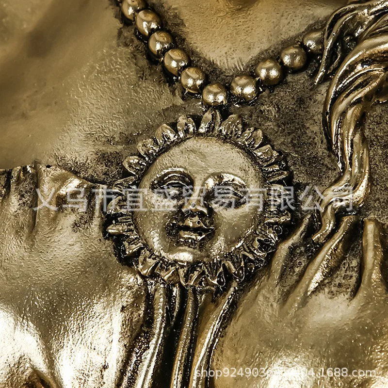 2PCS Greek Goddess Tyche Statue- Fortune & Prosperity Home Decor