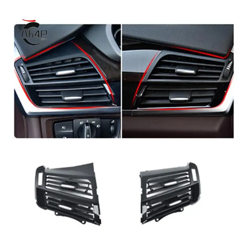 

A64P-Car Front Dashboard Air Conditioner Vent Outlet Grille Panel Cover For BMW X5 F15 2014-2018 X6 F16 LHD