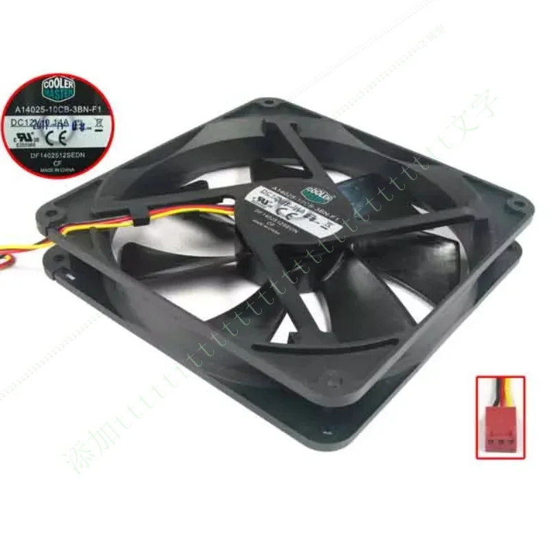 w-for-cooling-master-a14025-10cb-3bn-f1-dc-12v-014a-3-線式-140x140x25mm-サーバーファン