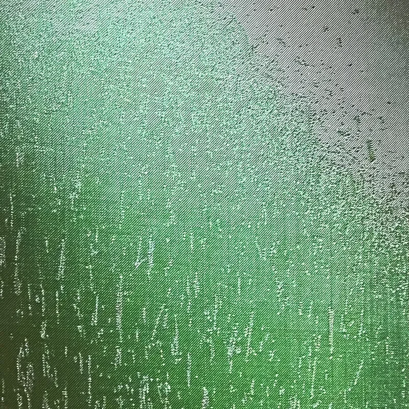 SL-Luxury Iridescent Emerald Green Metal Handicraft Wall Hanging Art with Modern Design for Hotel Lobby and Interior