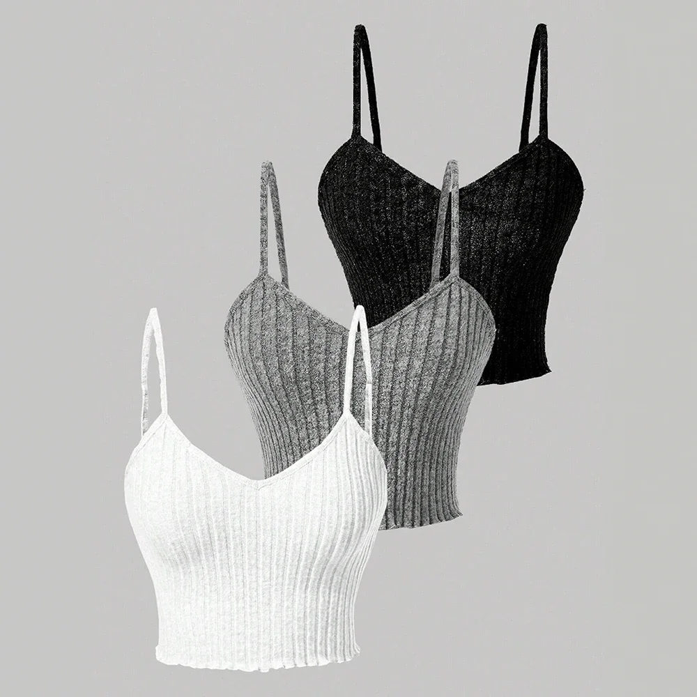 

Летние корейские повседневные майки без бретелек, однотонные, без рукавов, с вырезом в форме сердца, узкие майки на тонких бретельках