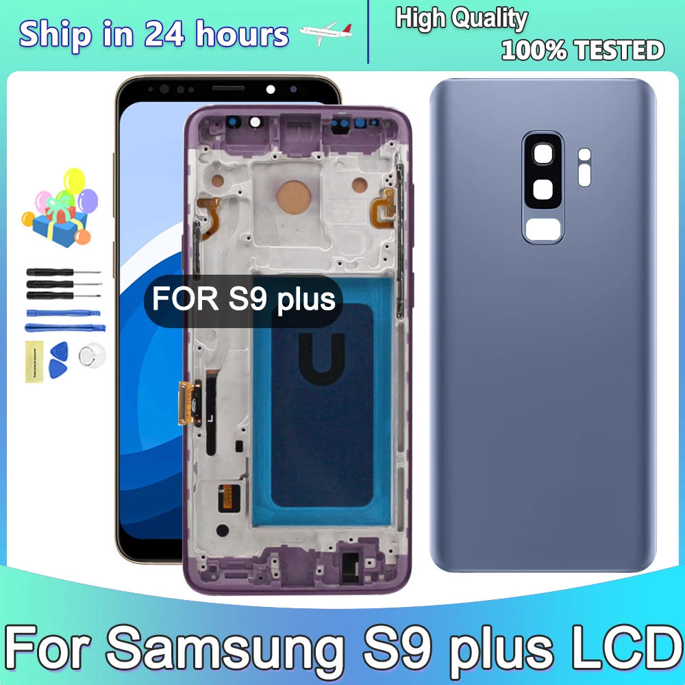 

Новый TFT LCD S9 Plus для Samsung Galaxy S9 Plus G965 G965F ЖК-дисплей с сенсорным экраном и рамкой