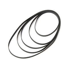 Reliable Rubber Turntable Belt Replacement Long lasting Recorder Rubber Belt Easy to Install 345mm/214mm/209mm/183mm