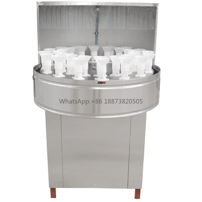 

Semiautomatic Stainless Steel Plastic Bottle Cleaning Machine High Efficiency Industrial Rotary Glass Bottle Cleaning Machine