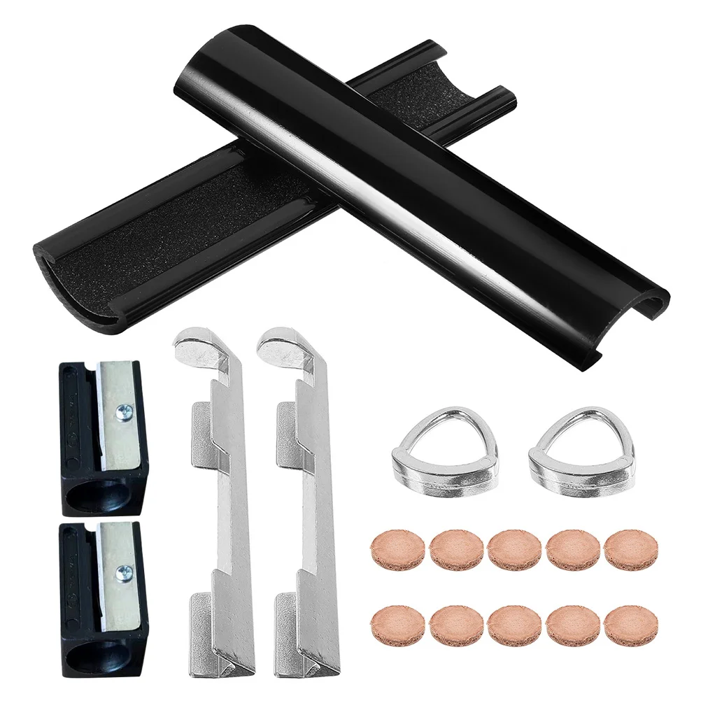 1Set Pool Queue Reparatur Kit Langlebige Metall Kunststoff Werkzeuge Verbessern Leistung Lange Lebensdauer Billard Stick Spitze Reparatur