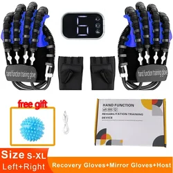 Left & Right Hand Finger Rehabilitation Exerciser Robot Gloves Stroke Hemiplegia Cerebral Infarction Training Equipment Therapy