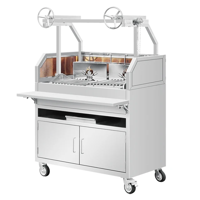 

Stainless Steel Outdoor BBQ Parrilla Charcoal Bbq Grill Santa Maria Grill Hot Selling Charcoal Argentine Grill