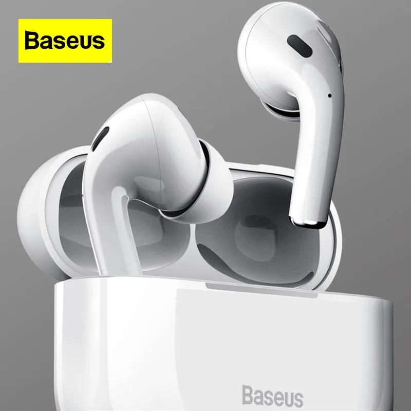 Baseus W3 Tws Wireless Earbuds Gamer IP55 Dustproof Waterproof Noise Reducing In Ear Bluetooth Original Earphones for PC Phones