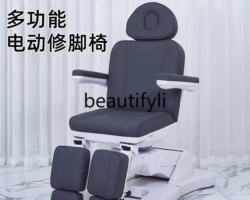 ss D Electric multifunctional beauty bed rotating tattoo chair inspection bed recliner with split legs lifting bed beauty chair