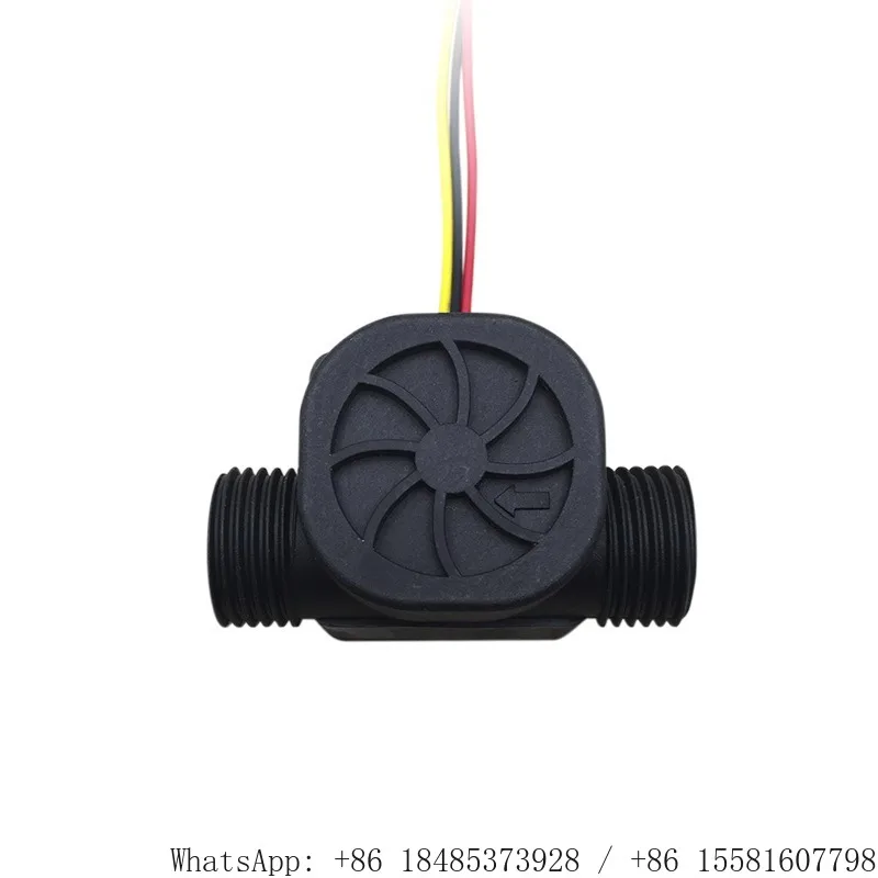 4 Thread Turbine Hall Flow Sensor Wall-hung Boiler Hot Water Pipeline Flow Calculation Measuring Accessory