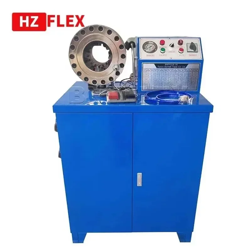 hot-selling hydraulic hose crimper/crimping machine for 2 inch hydraulic hoses plus manual hose peeling machine