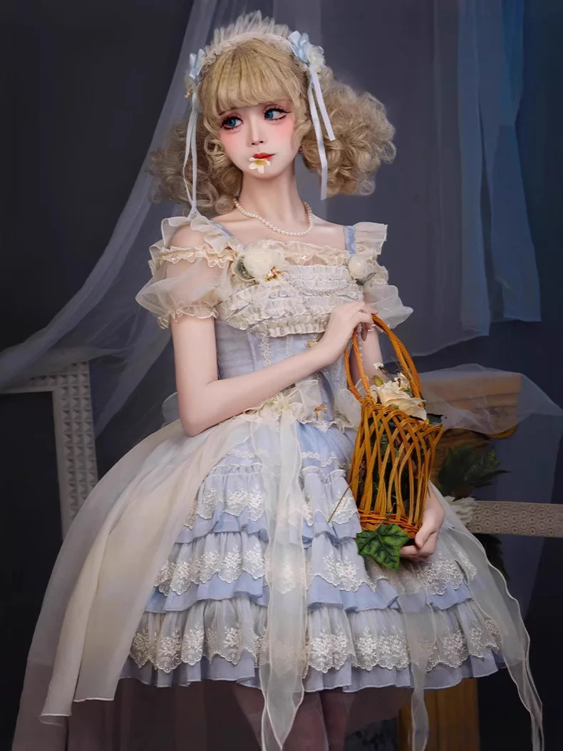 فستان الأميرة Zhijinyuan لوليتا الكلب قصير الباليه نمط لوليتا فستان JSK لوليتا