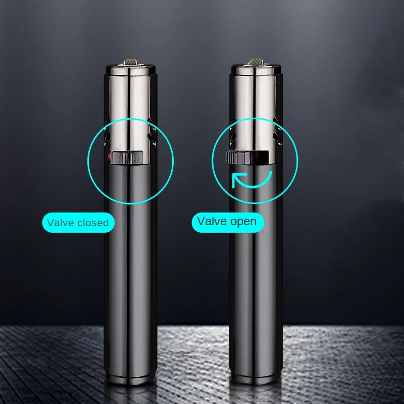 New Jobon One Triple Torch Lighter Metal Windproof Gas Butane Jet Flint Lighter 3 Nozzles Turbo BBQ Cigar Spray Gun Gadgets Men