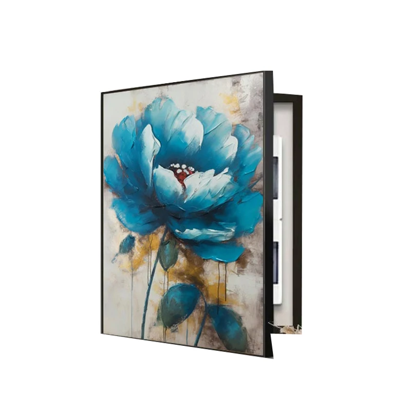Wholesale Decorative Painting Posters Pictures Of Electric Meter Box Switch For Wall Art Decor Mural With Frame Large Punch Free