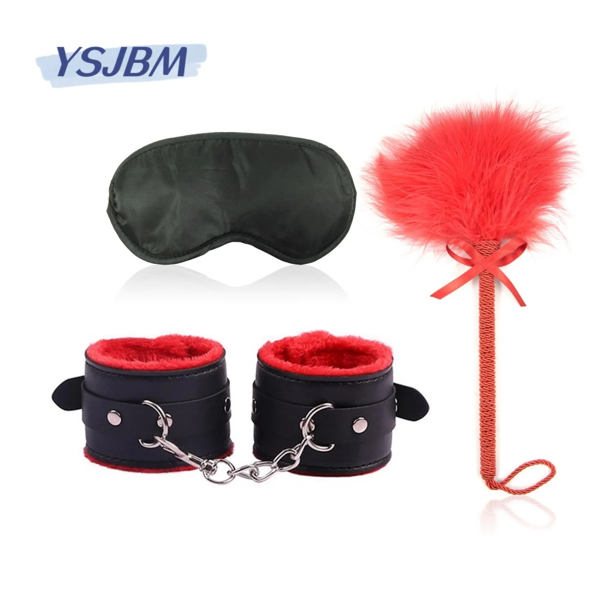 Sexy Leather Sexual Couples Bdsm Kit Plush Handcuffs Sex Bondage for Women Exotic Accessories Sex Blindfold Games Sex Toys 18