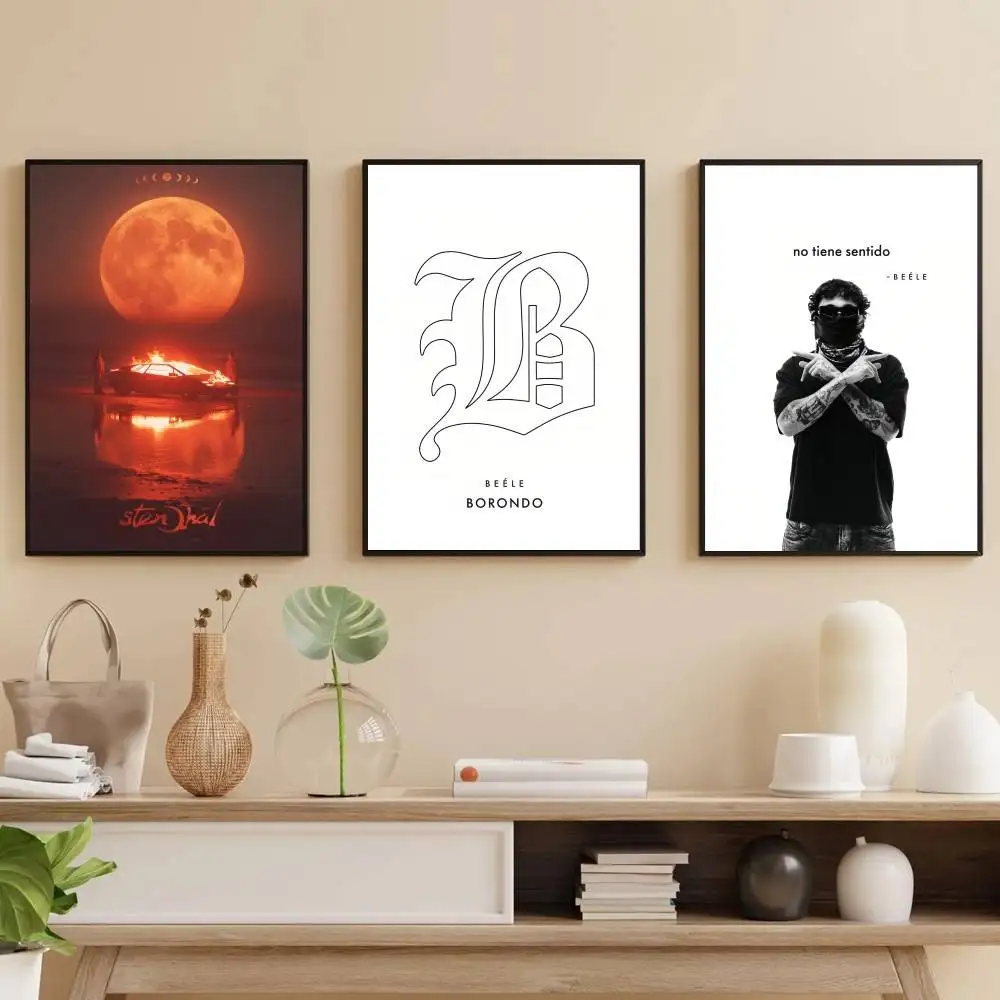 

B-Beele Borondo Stendhal Poster Self-adhesive Art Waterproof Paper Sticker Coffee House Bar Room