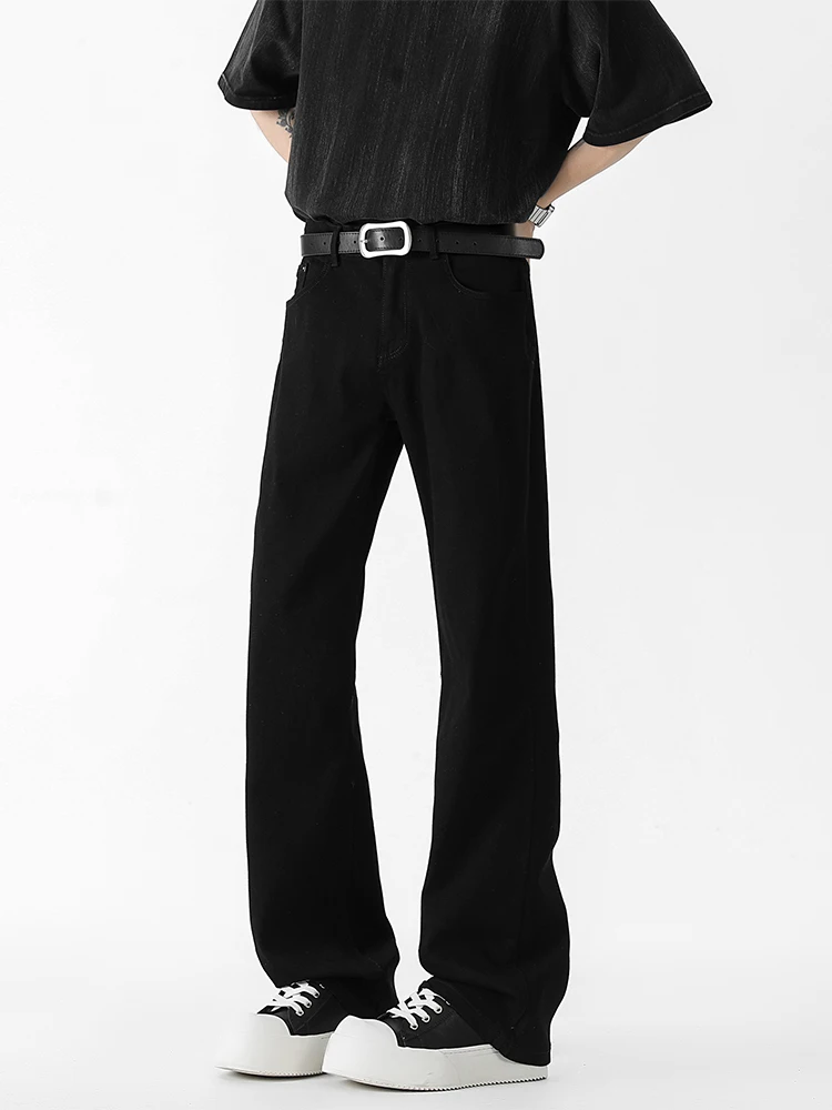 Bla Bootcut Knife Flared Jeans Heren Amerikaanse High Street Sle Afslankende Denim Broek Met Rechte Pijpen Jeugd Trendy