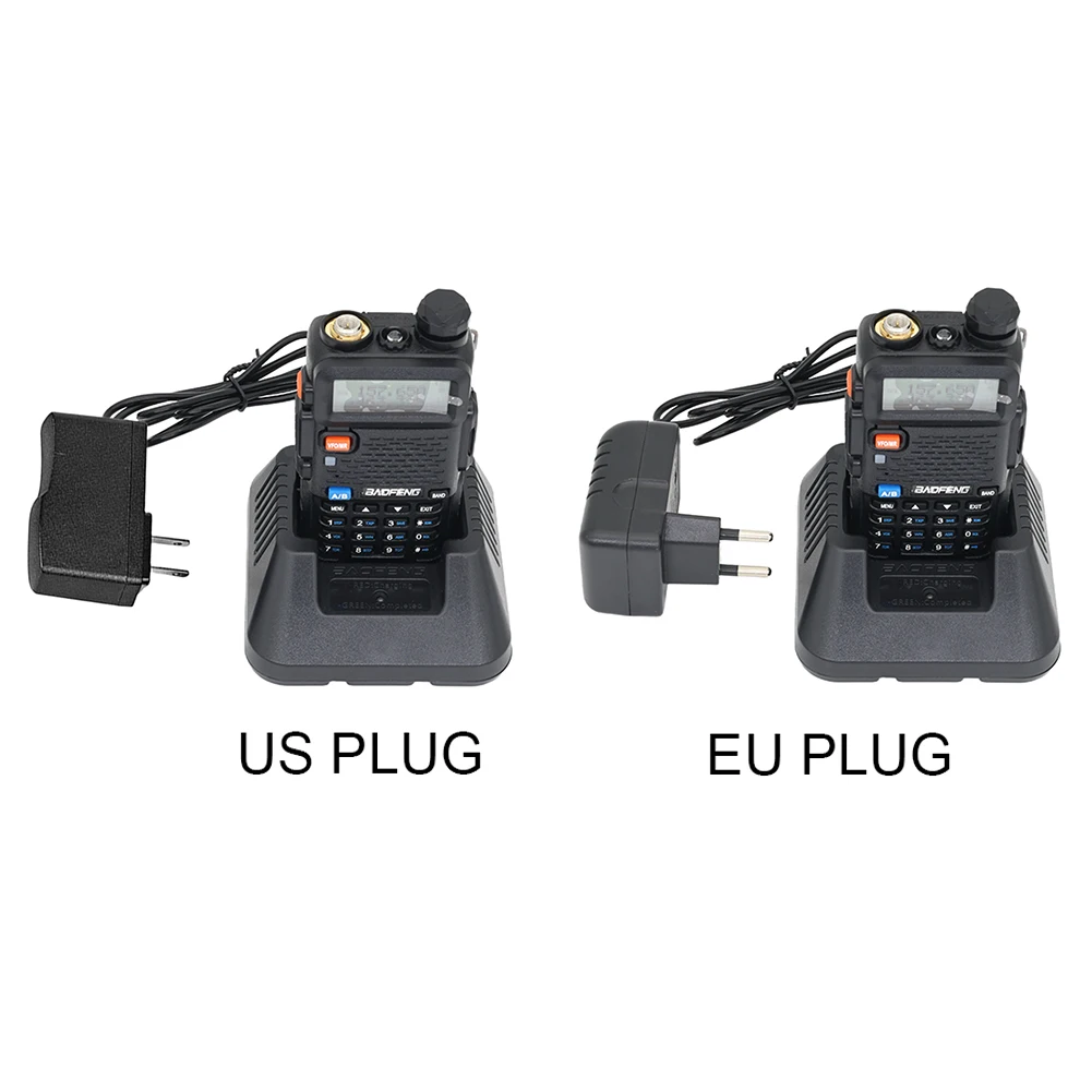 Baofeng UV-5R Walkie Talkie portatile 136-174 MHz e 400-520 MHz 5 W Radio bidirezionale dual band Radioamatori a lungo raggio