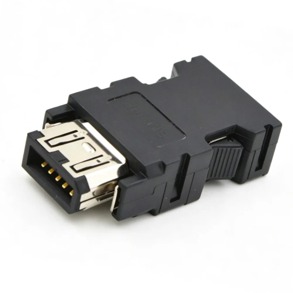 CN3 1394 motor encoder USB connector SM-6P M-6P 6E encoder plug, suitable for Yaskawa Panasonic Mitsubishi servo drive plug-in