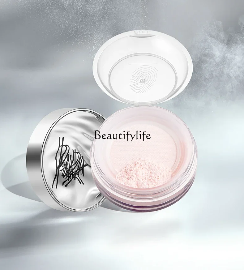 Face Powder Oil Control Finishing Powder Long Lasting Waterproof Smear-Proof Makeup Female Powder Concealer