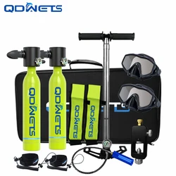 Mini Scuba Diving Tank Equipment Dive Cylinder with 5-10Minutes Capability 0.5 Litre Capacity with Refillable Design QDWETS