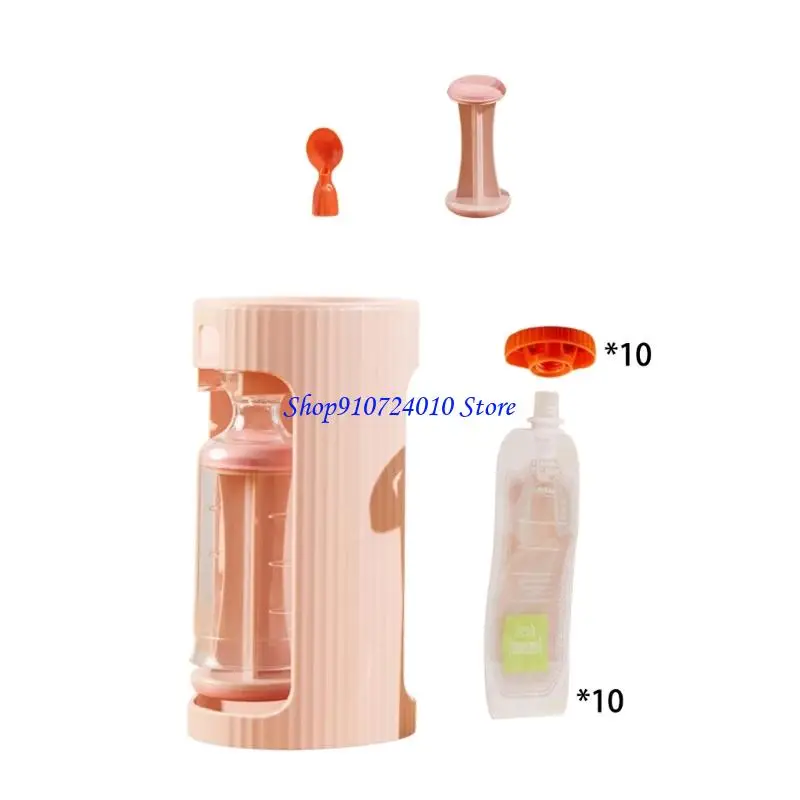 ماكينة صنع أكياس طعام الأطفال 77HD مع 10 أكياس قابلة لإعادة الاستخدام لتخزين الهريس محلي الصنع