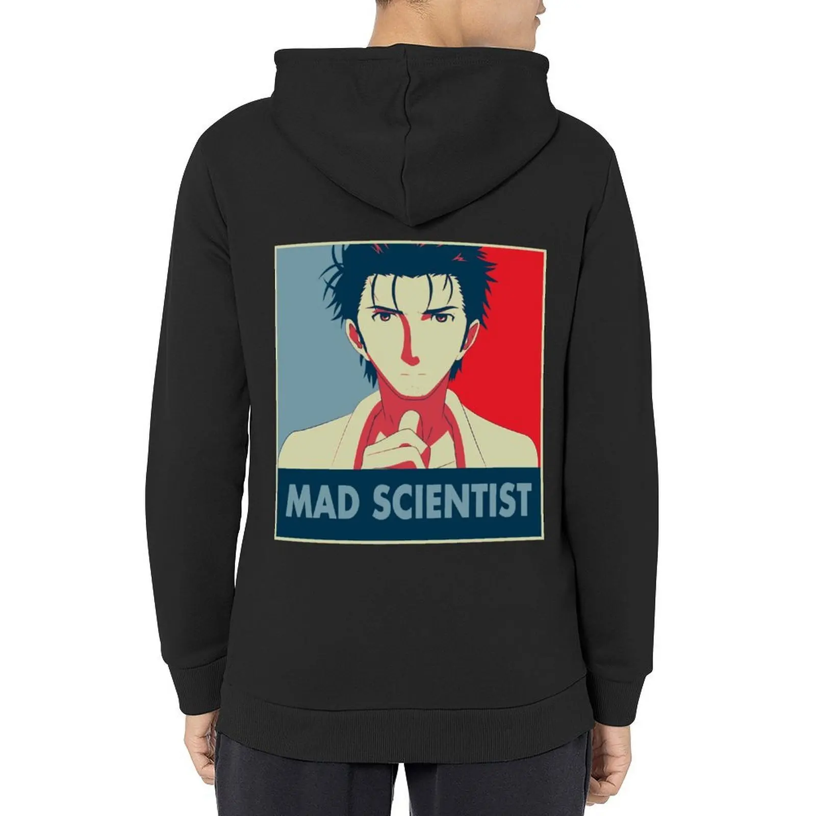 

Steins Gate - Mad Scientist Pop Art Hoodie male clothes clothes for men blouse autumn jacket men man hoodie