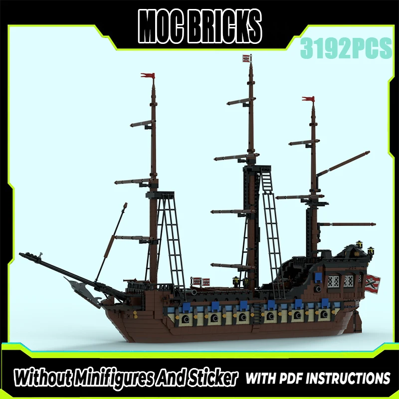 

Exquisite New Product MOC Building Block Model Upgraded Version Empire Flagship Technology Modular Children's Toy Gift DIY Set