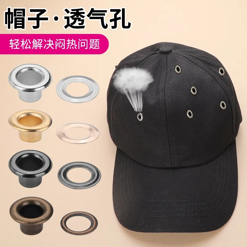 Hat ventilation hole,anti-sultry air eye buckle,ventilation heat dissipation artifact,punching tool transformation,baseball cap