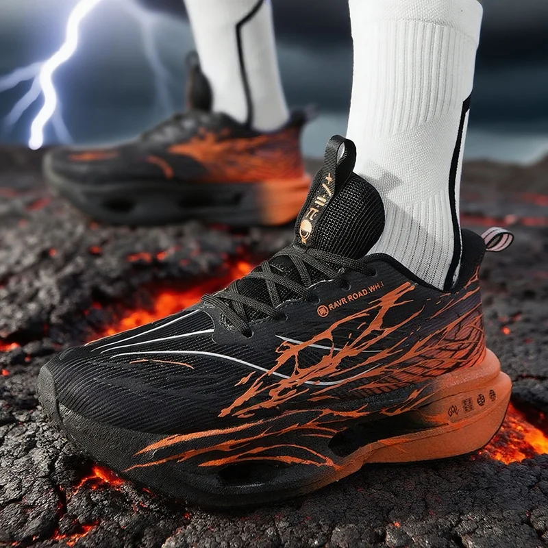 Scarpe da corsa fluorescenti CarbonBoard Marathon Uomo Sport Traspirante Donna Comode sneakers casual atletiche Suola morbida